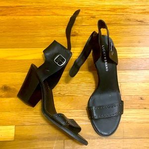 Lucky Brand Strappy Block Heels